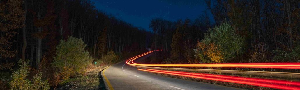 nighttime road surfacing