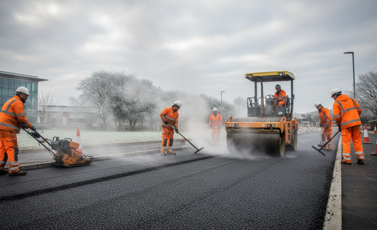 tarmac cold weather UK